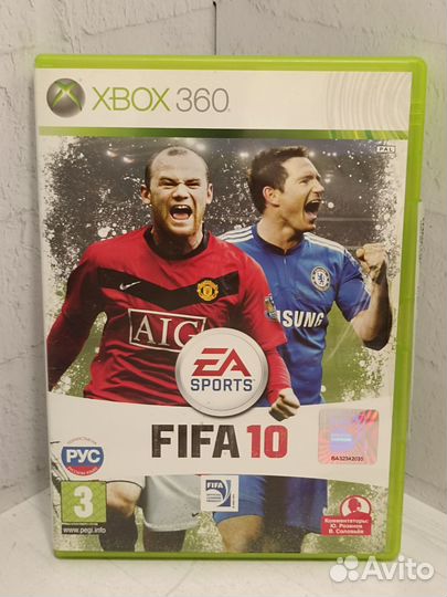 Диск на Xbox 360 FIFA 10