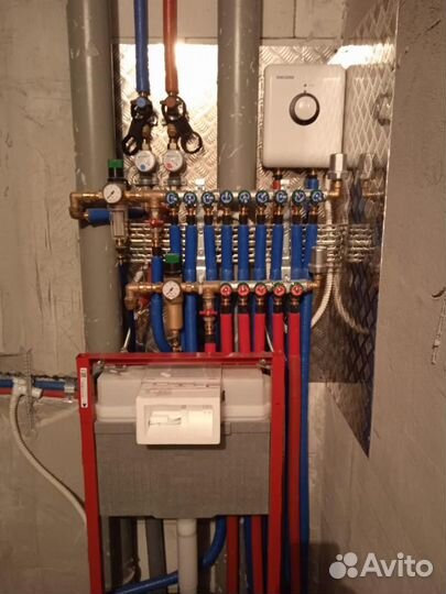 Монтаж отопления / замена радиаторов / теплый пол