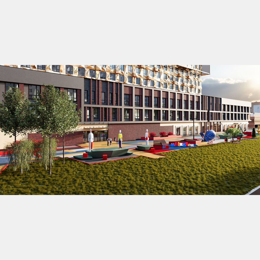 1-к. апартаменты, 33,6 м², 4/28 эт.