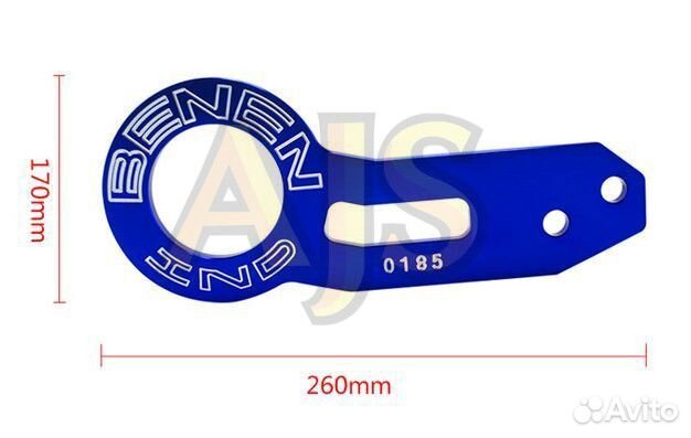 Петля буксировочная benen style с углом