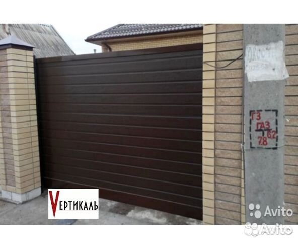 Ворота Откатные алюминиевые Алютех