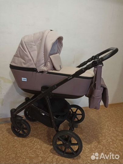 Коляска indigo Marion eco 2 в 1 экокожа+ткань