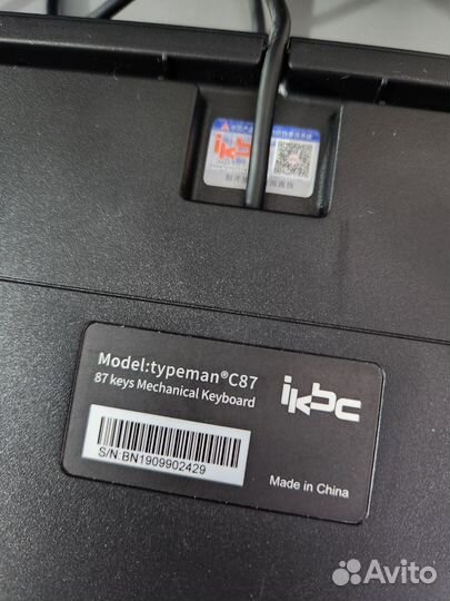 Клавиатура ikbc C87 Cherry MX Brown