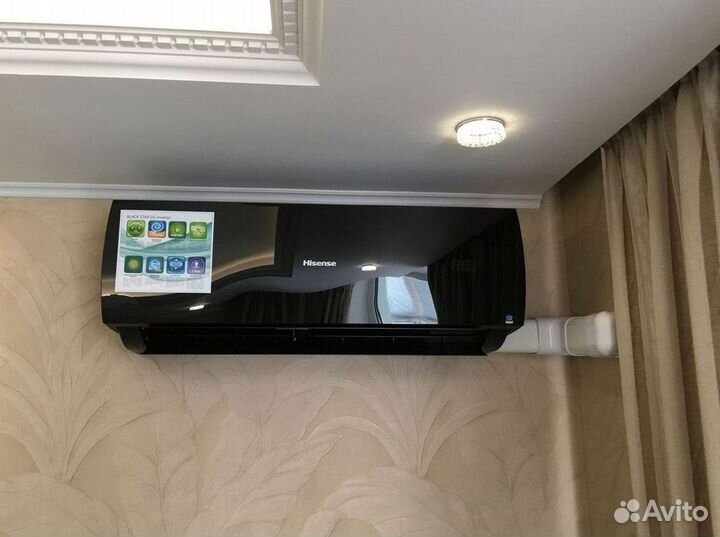 Сплит система с установкой