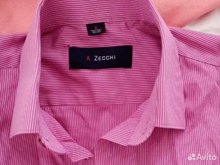 Рубашка школьная для мальчика 8-9 лет