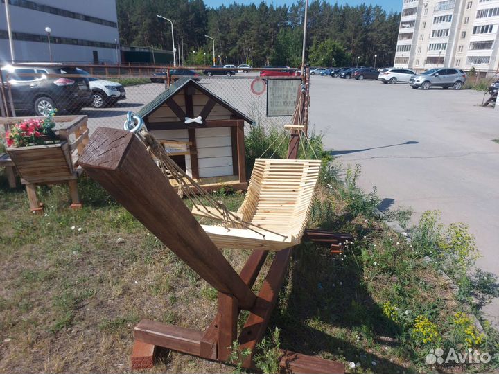 Садовые качели гамак