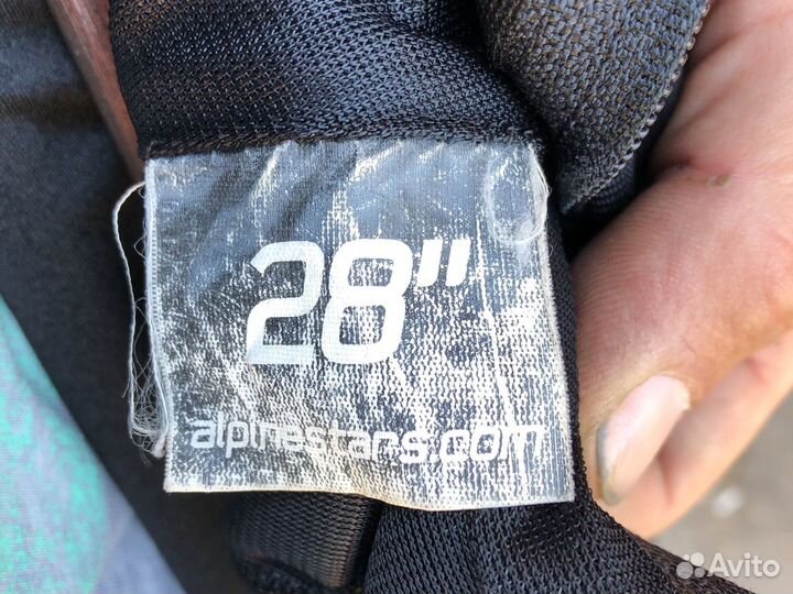 Мото Штаны alpine stars black label 28”