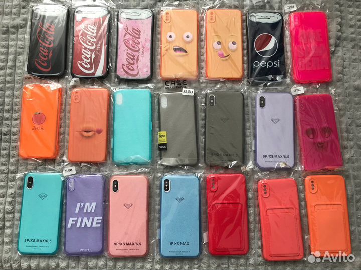 Чехлы на iPhone 5/6/7/7+/8+/XS max Опт