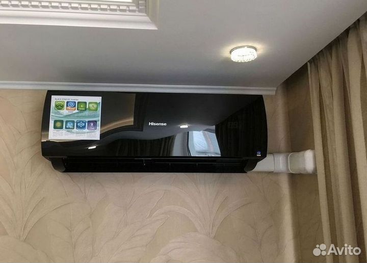 Сплит система с установкой