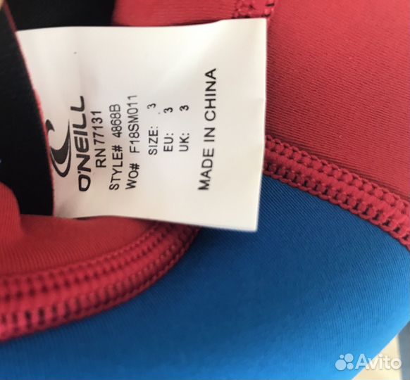 Гидрокостюм O'neill Онейл для плавания детский