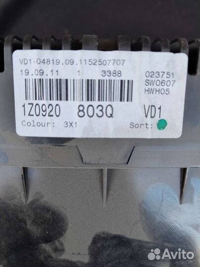 Панель приборов Skoda Octavia A5 МКПП