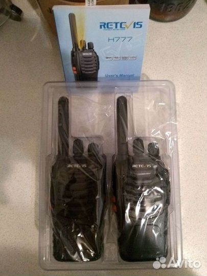 Рации Baofeng BF-888S 2шт, доп. антенны, кабели