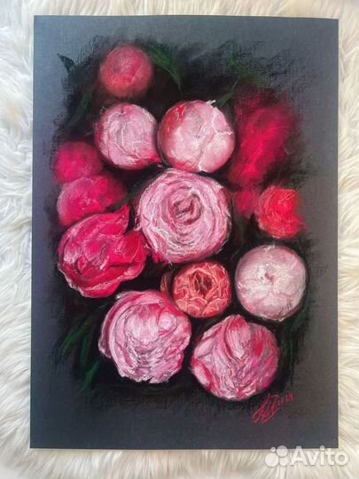 Картина пастель А3