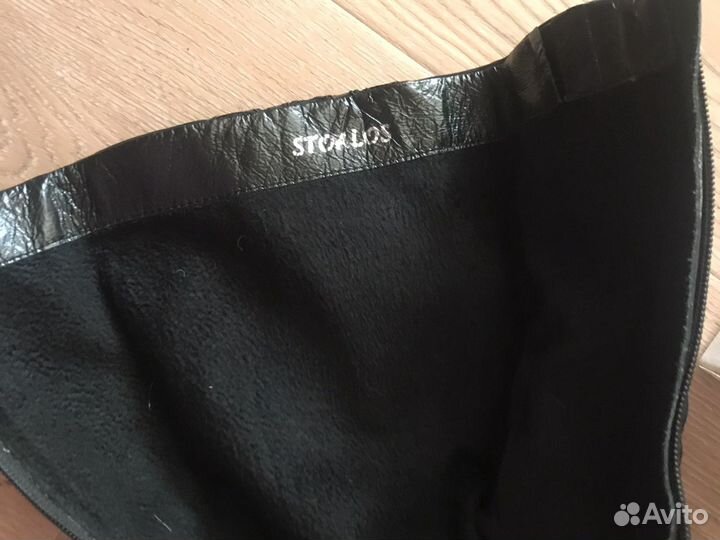 Сапоги натуральная замша