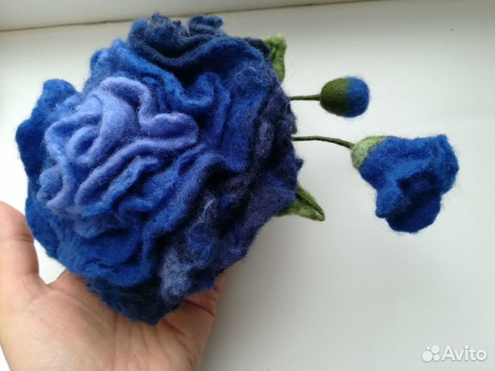 Броши валяная шерсть /кожа, шарф, повязка