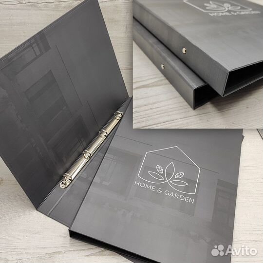 Изготовление папок. На кольцах; с гребешком