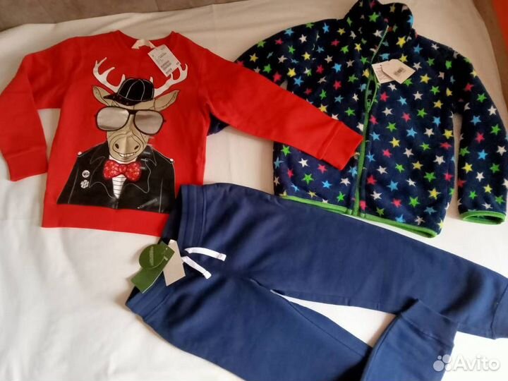 Одежда детская, новая, HM, Motherways,120 разм