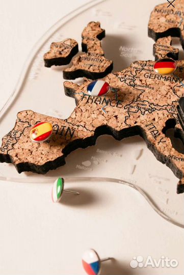 Пины для карты мира