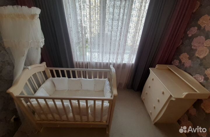 Кроватка детская Можга Ефросинья слоновая кость