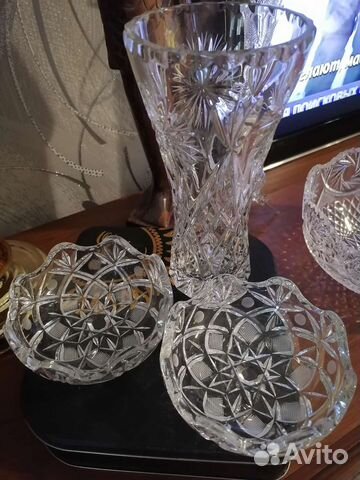 Подсвечник хрустальный СССР