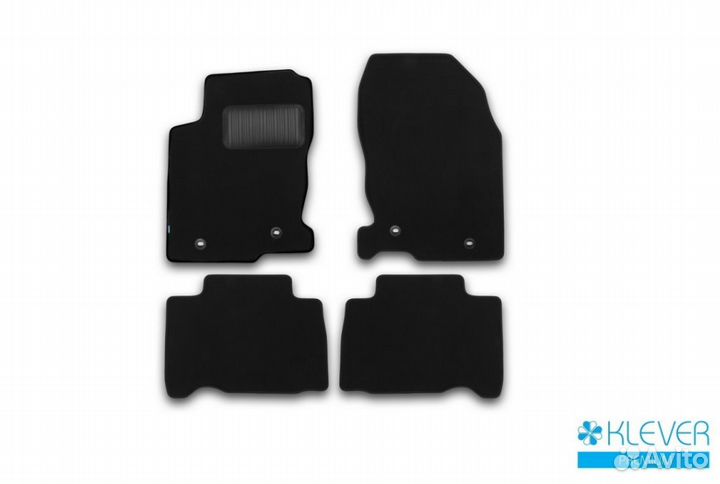 Коврики салона Lexus NX 2014- чёрные ворс premium