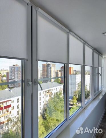 Рулонные шторы на балконные окна объявление продам