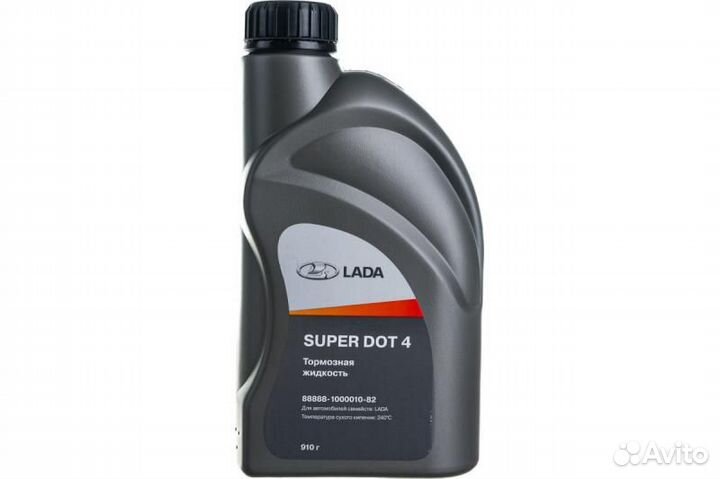 Тормозная жидкость dot 4, 1л