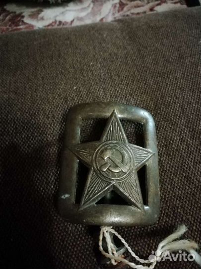 Пряжка военная на ремень СССР