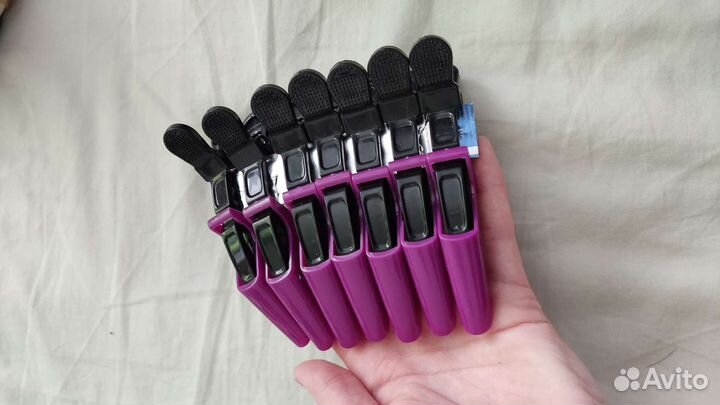 Расческа из натуральной щетины+ зажимы