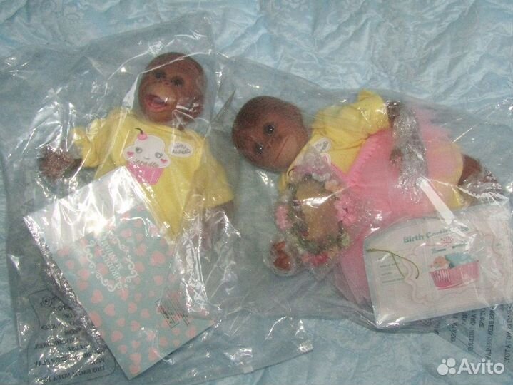 Новые реборн обезьны 2 шт.
