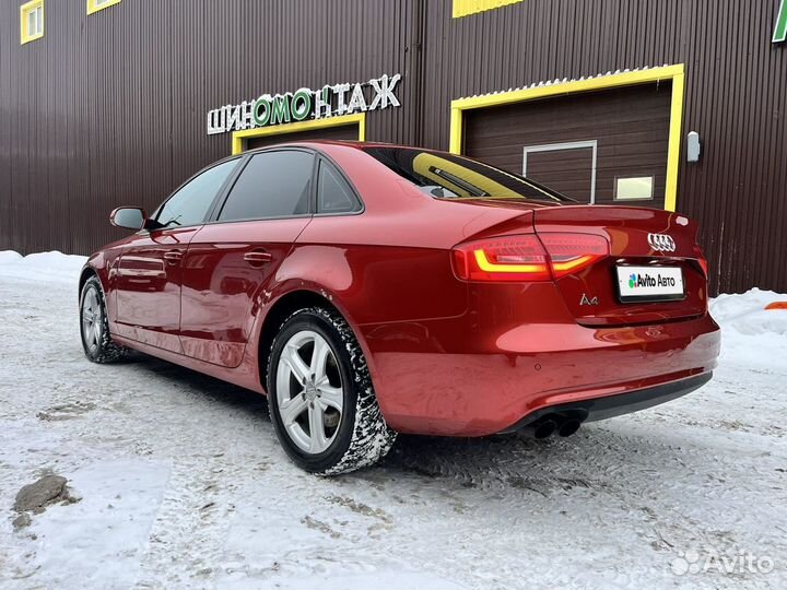 Audi A4 1.8 CVT, 2013, 183 000 км