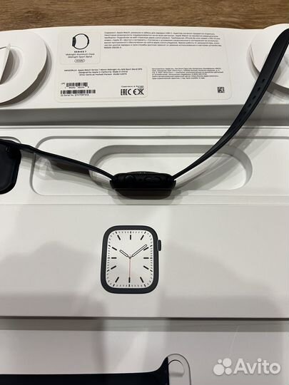 Часы apple watch 7 45 mm Ростест