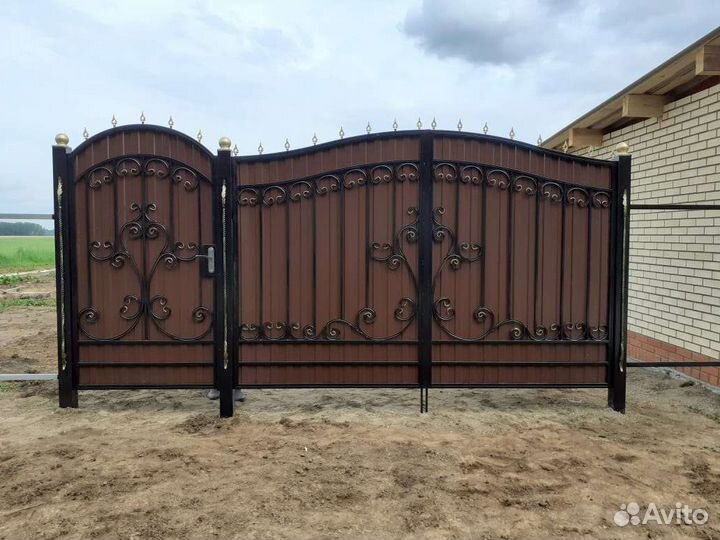 Ворота кованые