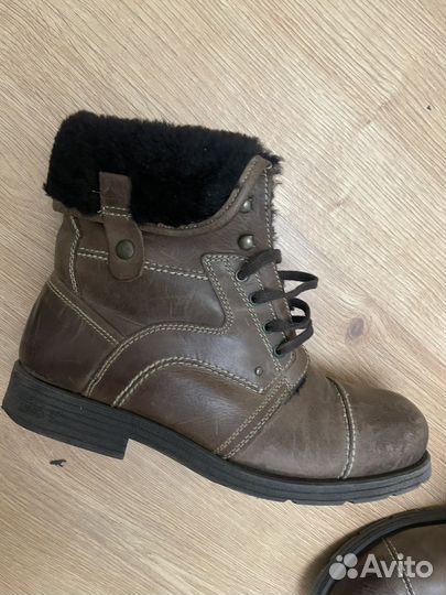 Ботинки зимние натуральная кожа 44 размер
