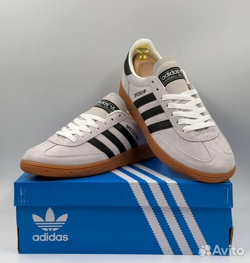 Кроссовки мужские Adidas Spezial white белые