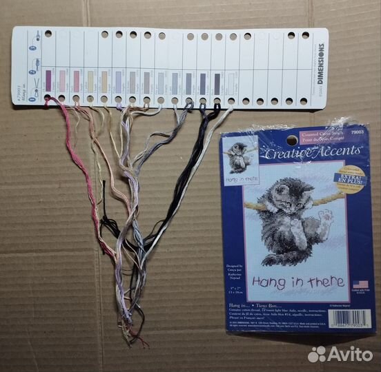 Остатки набора для вышивания Creative Accents