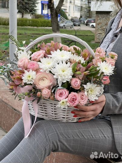 Живые цветы букеты