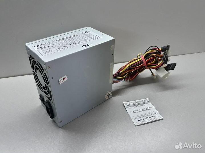 Блок питания 400W Velton ATX-400 24p4p3xsata3xMole