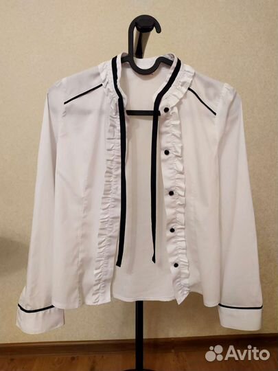 Блузка школьная для девочки 140 см