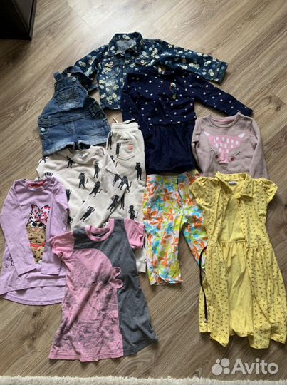 Вещи пакетом на девочку 3-5 лет