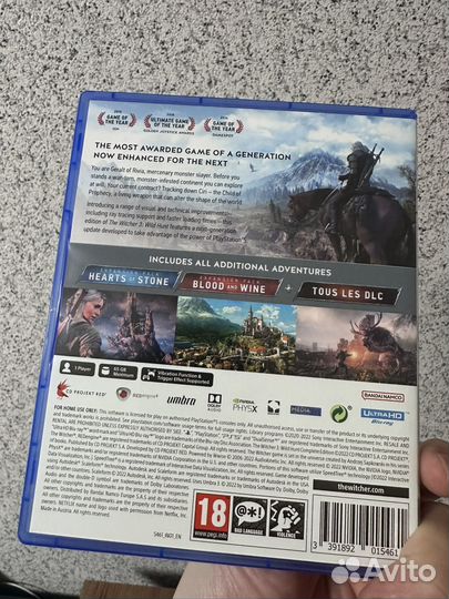 The witcher 3 complete edition ps5 диск