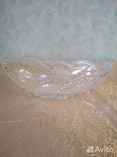 Салатник хрустальный