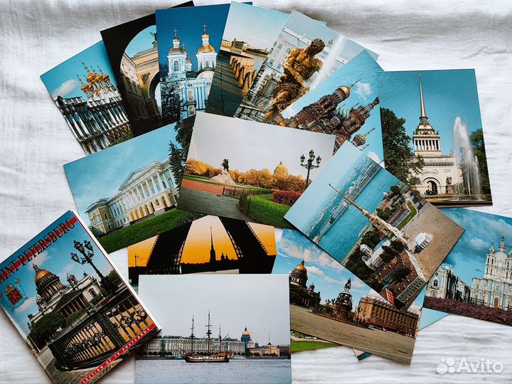 Санкт-петербург в открытках 6 наборов одним лотом
