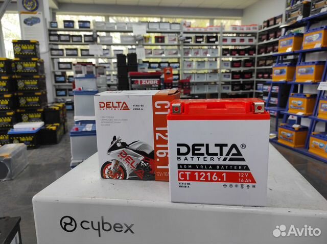 Аккумулятор 16Ач AGM Delta YTX16-BS CT1216.1