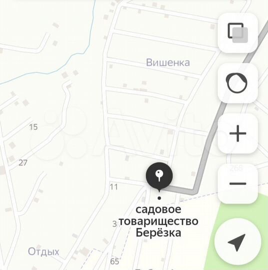Участок 5,3 сот. (СНТ, ДНП)