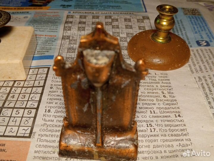 Подсвечник бронза винтаж