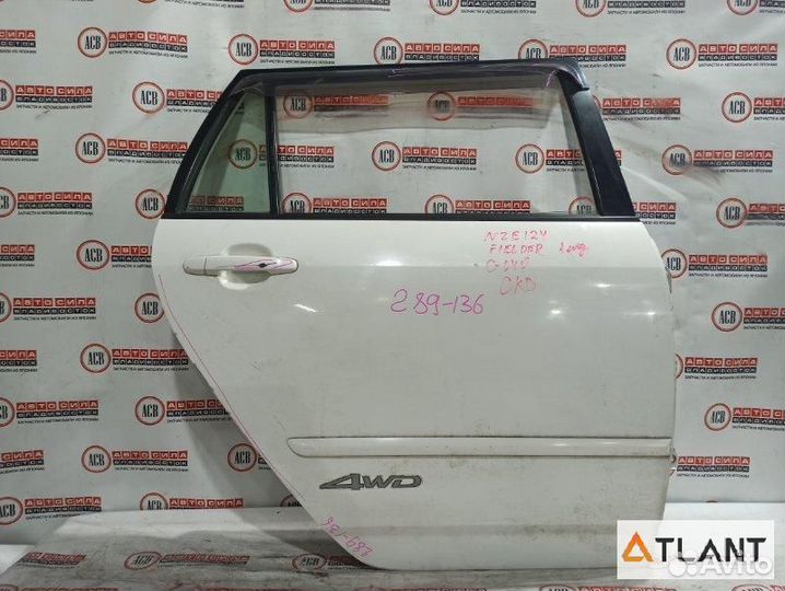 Дверь задний правый toyota corolla fielder