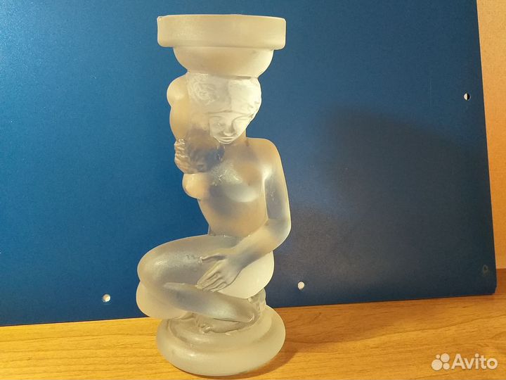 Подсвечник, хрусталь