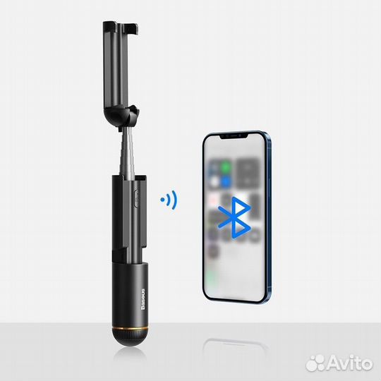 Монопод селфи палка с bluetooth baseus