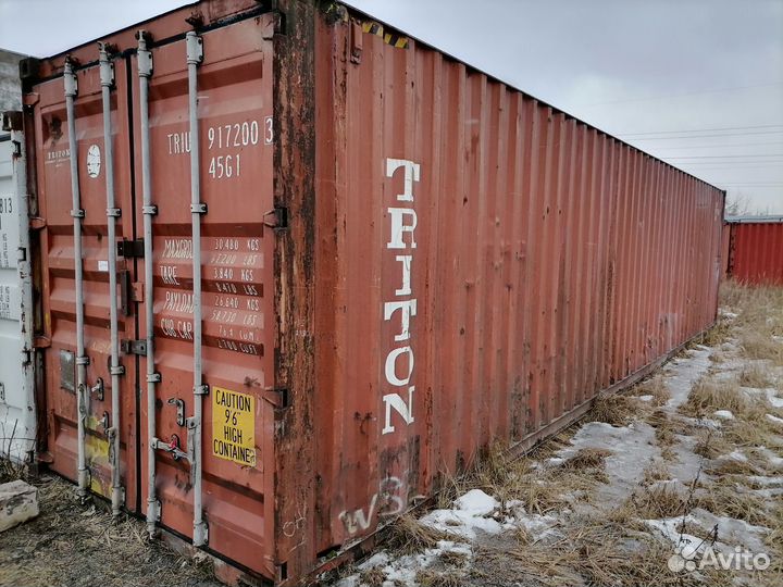 Контейнер-склад 40 футов с монтажным инструментом